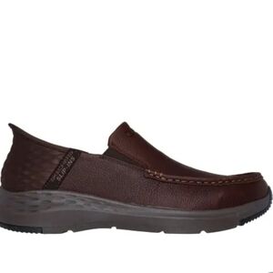 Skechers Men's Relaxed Fit Parson Oswin Slip-Ins (Red/Brown)